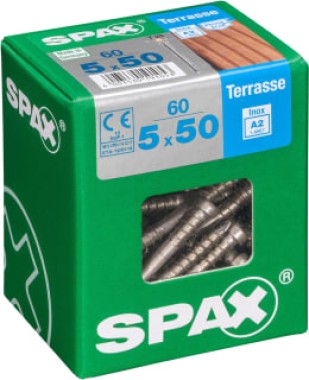 Spax Terrassenbauschraube, 5 x 50 mm, 60 Stück, 4507000500507