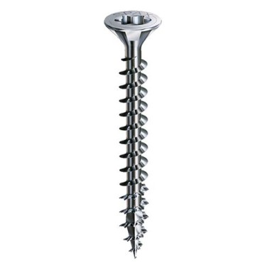 SPAX Universalschraube, 4 x 25 mm, 100 Stück, Vollgewinde, Senkkopf, T-STAR plus T20, 4CUT, WIROX, 4191010400252