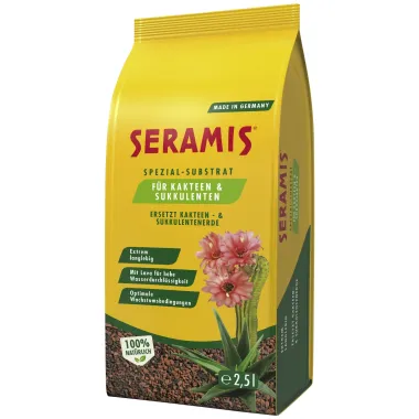 Seramis Spezial-Substrat für Kakteen und Sukkulenten, 2,5 l, 731755