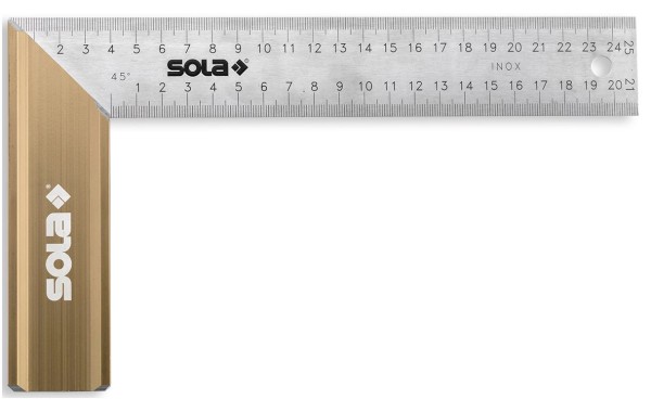 Sola SRB 300  Schreinerwinkel, 300x145mm, Grey/Brown, 56012201