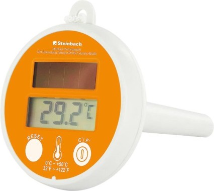 Steinbach Digital Solar Schwimmthermometer, Ø 8 mm, 13 cm, 061330