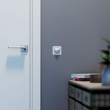 Preview: Steinel Bewegungsmelder IR 180 UP easy, 180° Sensorschalter, LED geeignet, 2- und 3-Draht Montage, 055790