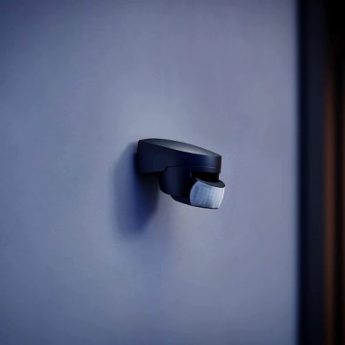 Steinel Bewegungsmelder IS 140-2 schwarz, 140° Bewegungsensor, 14 m Reichweite, Schwarz, 6088