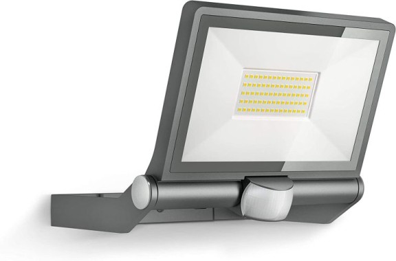 Steinel LED-Außenstrahler XLED ONE XL S Anthrazit, 180°-Bewegungsmelder, 065263