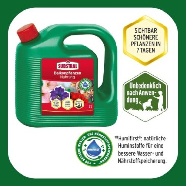 Substral Balkonpflanzen Nahrung Premium Flüssigdünger, 2 L, 22020