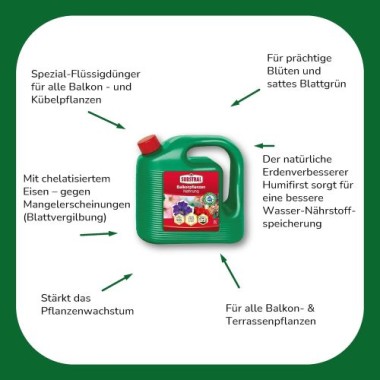 Substral Balkonpflanzen Nahrung Premium Flüssigdünger, 2 L, 22020