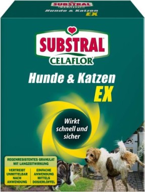 Substral Celaflor Hunde & Katzen Ex , Vertreibungsgranulat, mit Sofortwirkung, 200g, 1317