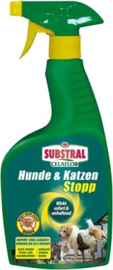 Substral Celaflor Hunde & Katzen Stopp, Spray zur Abwehr, mit Sofortwirkung, 500 ml, 1300
