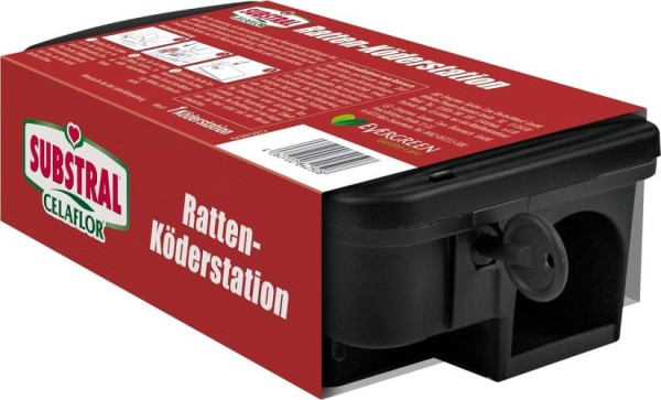 Substral Celaflor Ratten-Köderstation, mit Schlüssel zum Verschließen, 42500