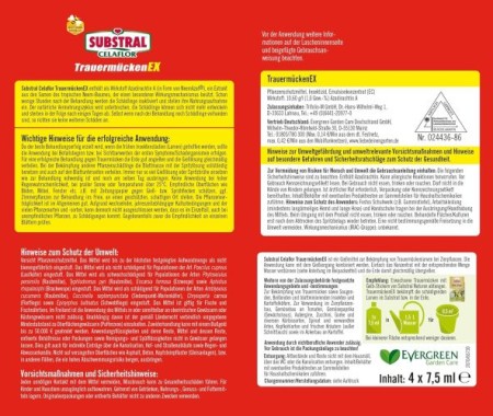 Substral Celaflor TrauermückenEX - 4 x 7,5 ml, 66750