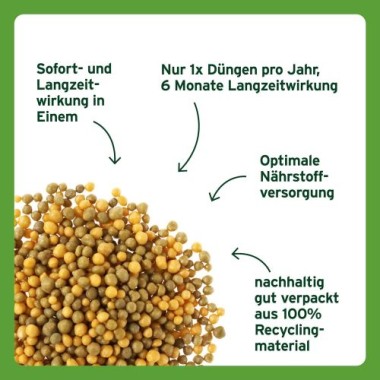 Substral Langzeit Depotdünger für Rosen & Blühpflanzen, 1,5 kg, 75040