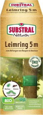 Substral Naturen Bio Leimring, Raupenleimring inkl. Bindedraht, gegen Raupen, Ameisen und andere Schadinsekten, 5m, 78230