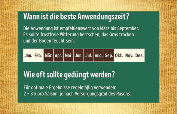 Substral Naturen Bio Rasendünger, organischer Volldünger, 3 Monate Langzeitwirkung, bis 250 m², 10 kg 8856