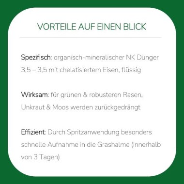 Substral Rasen-Vital, SOS Sofort-Hilfe für schnelles Grün auf Rasenflächen, 1Liter, 67100
