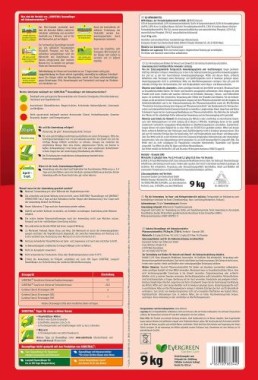 Substral Rasendünger mit Unkrautvernichter, 100 Tage Langzeitwirkung, 450 m², 9 kg, 8344, Pfl.Reg.Nr. 2786-0