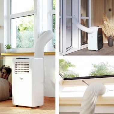 SUNTEC Air-Block-Klima Sail 450 XXL, für mobile lokale Klimageräte, zur Abdichtung von Fenstern/Türen, 12099
