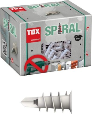 TOX Gipskartondübel, Spiral, 50 Stück, 32 mm, 068100231