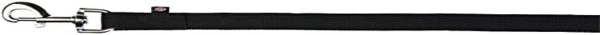 Trixie Schleppleine, Gurtband, 10 m/20 mm, schwarz, Größe M-L, 19911