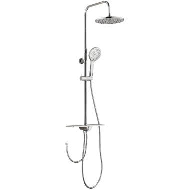 WELLWATER Überkopfbrause-Set Mari, chrom, 4-Strahlarten, 72073 1