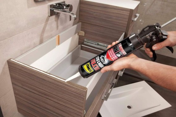 Preview: UHU Montagekleber Ultra Kartusche, 435 g, weiß, 44360