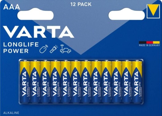 VARTA Batterien Longlife Power AAA Batterie, 12 Stk., 4903121482
