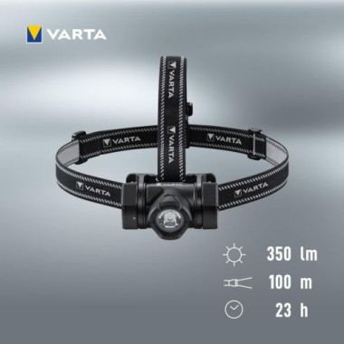 VARTA Stirnlampe Indestructible H20 Pro, inkl. 3x AAA Batterien, 17732101421