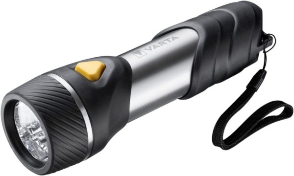 VARTA Taschenlampe Day Light Multi LED F30, inkl. 2x D Batterien, 17612101421