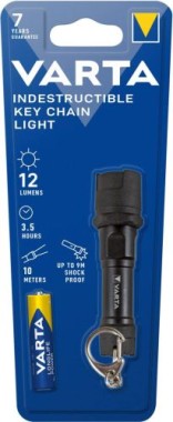 VARTA Taschenlampe Indestructible Key Chain Light, inkl. 1x AAA Batterien, 16701101421