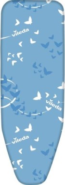 Vileda Comfort Plus Bügelbrettbezug, Größe von 30-45 cm Breite und 110-130 cm Länge, Blau, VIBB COMF BL