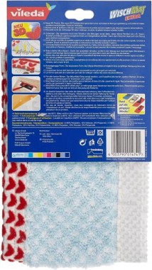 Vileda WischMat Extra, Wischbezug mit 3D Flockstruktur, 1 Stück, VIBEZ1474 EXTRA