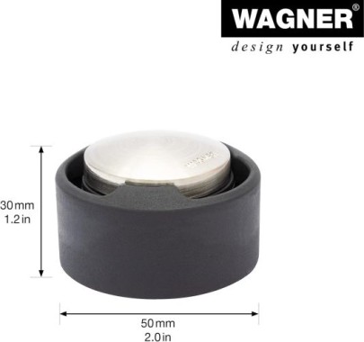 WAGNER Bodentürstopper SCREW OR GLUE FLOOR EH 5171, DM 50 mm, 15517111