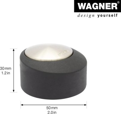 WAGNER Bodentürstopper SCREW OR GLUE FLOOR EH 5181, DM 50 mm, 15518111