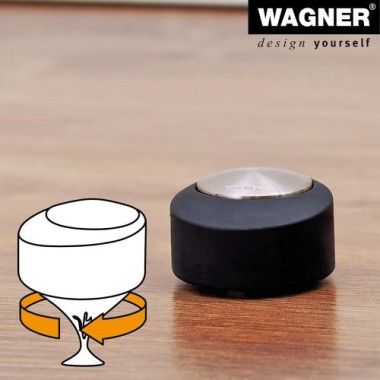 WAGNER Bodentürstopper SCREW OR GLUE FLOOR EH 5181, DM 50 mm, 15518111