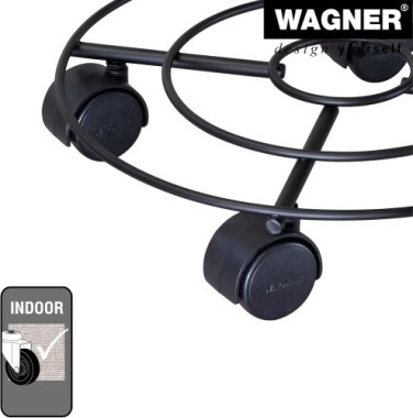 WAGNER Pflanzenroller DRAHT GH 0943, Ø 30 x 6,5 cm, aus beschichtetem Stahl, 20094301