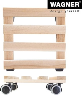 WAGNER Pflanzenroller GH0097, 25 x 25 x 8 cm, Buche natur, 20009701