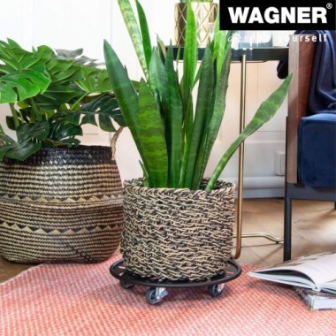WAGNER Pflanzenroller GH 0936, Ø 30 x 5,5 cm, aus Stahl, 20093601