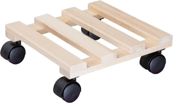 Wagner Pflanzenroller GreenHome, 25 cm, Holz, Buche Natur, 20043901