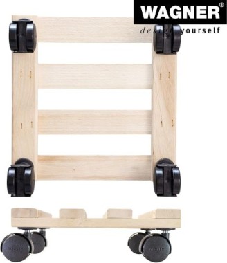 Wagner Pflanzenroller GreenHome, 25 cm, Holz, Buche Natur, 20043901