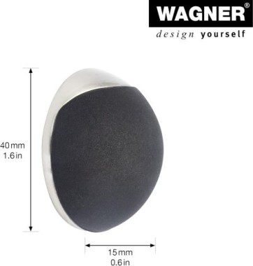 WAGNER Wandtürstopper SCREW OR GLUE WALL EH 5131, 38 x 16 mm, 15513111