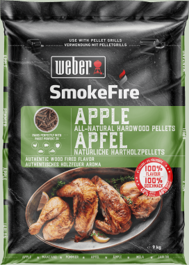 Weber SmokeFire Räucherpellets Apple, 9.00kg 190104