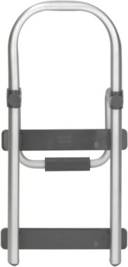 Wenko Badewannen-Einstiegshilfe Secura Premium verstellbar, bis 150 kg belastbar, Aluminium, 23737100