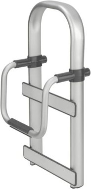 Wenko Badewannen-Einstiegshilfe Secura Premium verstellbar, bis 150 kg belastbar, Aluminium, 23737100