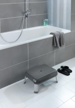 Preview: WENKO Badschemel Mod. Secura Premium bis 130 kg Tragkraft, 23549100