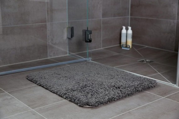 WENKO Badteppich Belize Mouse Grey, 55 x 65 cm, 23075100