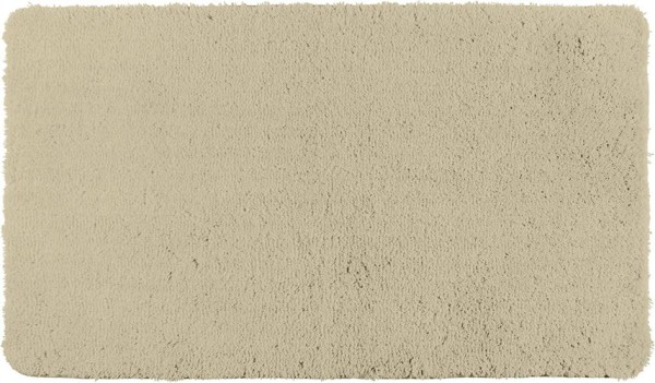 WENKO Badteppich Belize Sand, 55 x 65 cm, fusselfrei, Polyester, Beige, 23081100