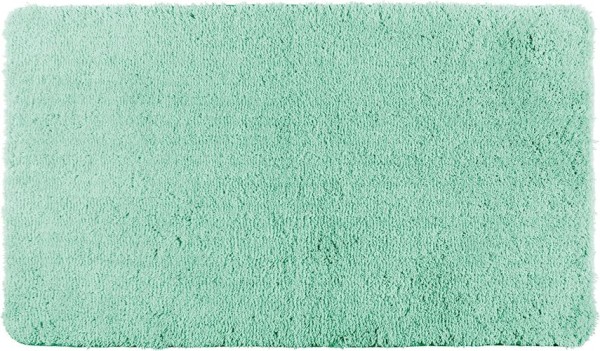WENKO Badteppich Belize Turquoise, 60 x 90 cm, fusselfrei, Polyester, Türkis, 23089100