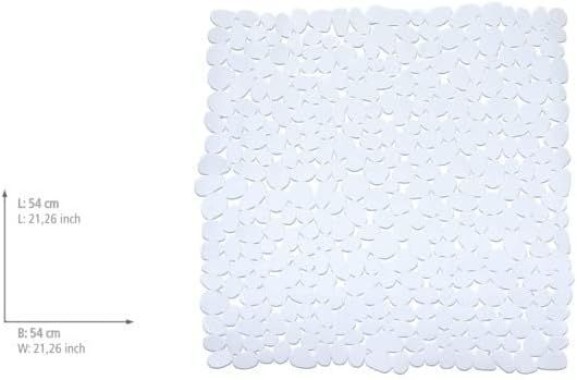 Wenko Duscheinlage Paradise, Quadratisch, Weiß, 54 x 54 cm, 20277100