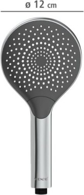 WENKO Duschkopf Watersaving Chrom Ø 12 cm, 24921100
