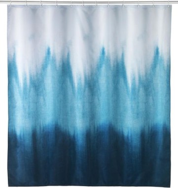 WENKO Duschvorhang Alara 180 x 200 cm, Textil (100 % recyceltes Polyester), 25745100