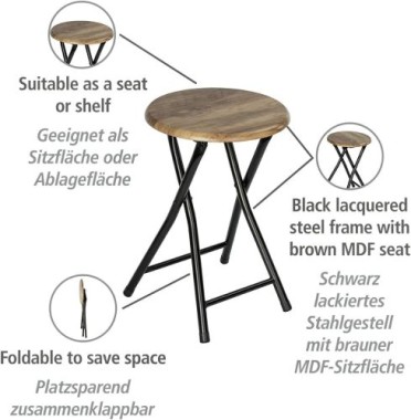WENKO Hocker Mod. Forio Beistelltisch, Pflanzenhocker, 24835100